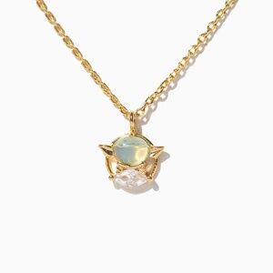 Girls Crew x Star   Wars™ Grogu™ Necklace | Gold Plated | OS | NIB!